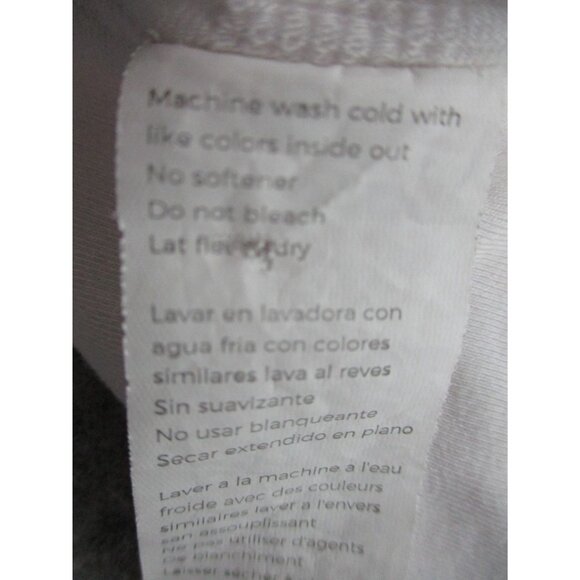 Fabletics White Tank Top Ruched Back Sleeveless Athletic Workout Womens Large - Picture 10 of 16